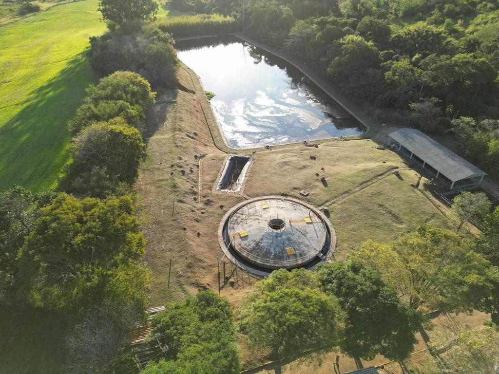 Levantamento aerofotogramétrico em obra Propor Engenharia
